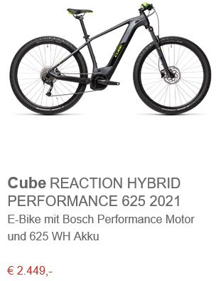 Cube REACTION HYBRID PERFORMANCE 625 2021