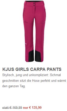 Kjus Girls Carpa Pants