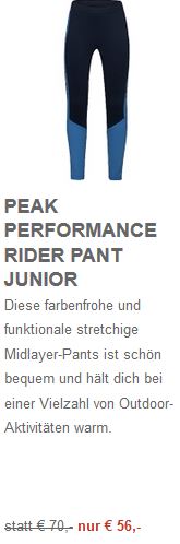 Peak Performance Rider Pant Junior