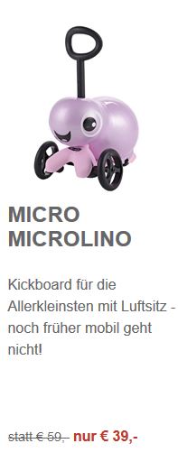 Micro Scooter Microlino mit Luftsitz