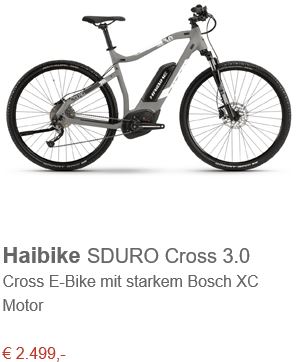 Haibike SDURO Cross 3.0