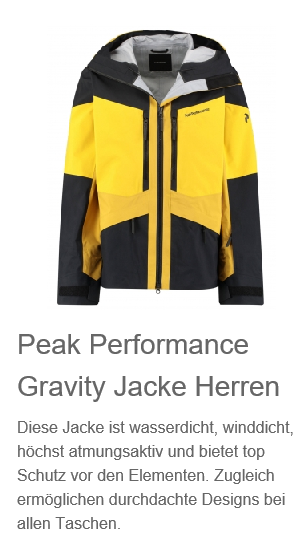  Peak Performance Gravity Jacke Herren